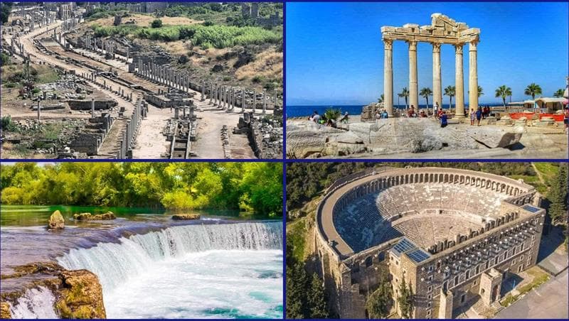 Perge, Aspendos, Side & Manavgat Waterfall
